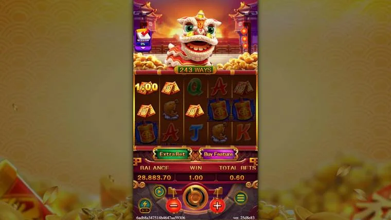 Ảnh giao diện chính game CHINESE NEW YEAR 2 (slot FC) chơi tại LC79