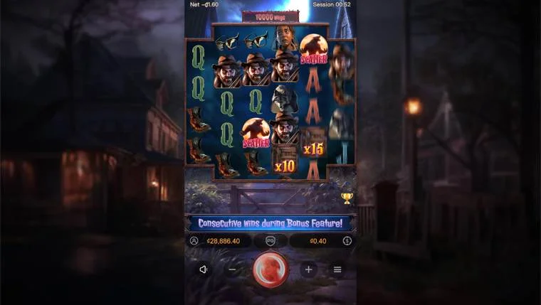 Ảnh bảng biểu tượng & tính năng game Werewolf's Hunt (slot PG) chơi tại LC79
